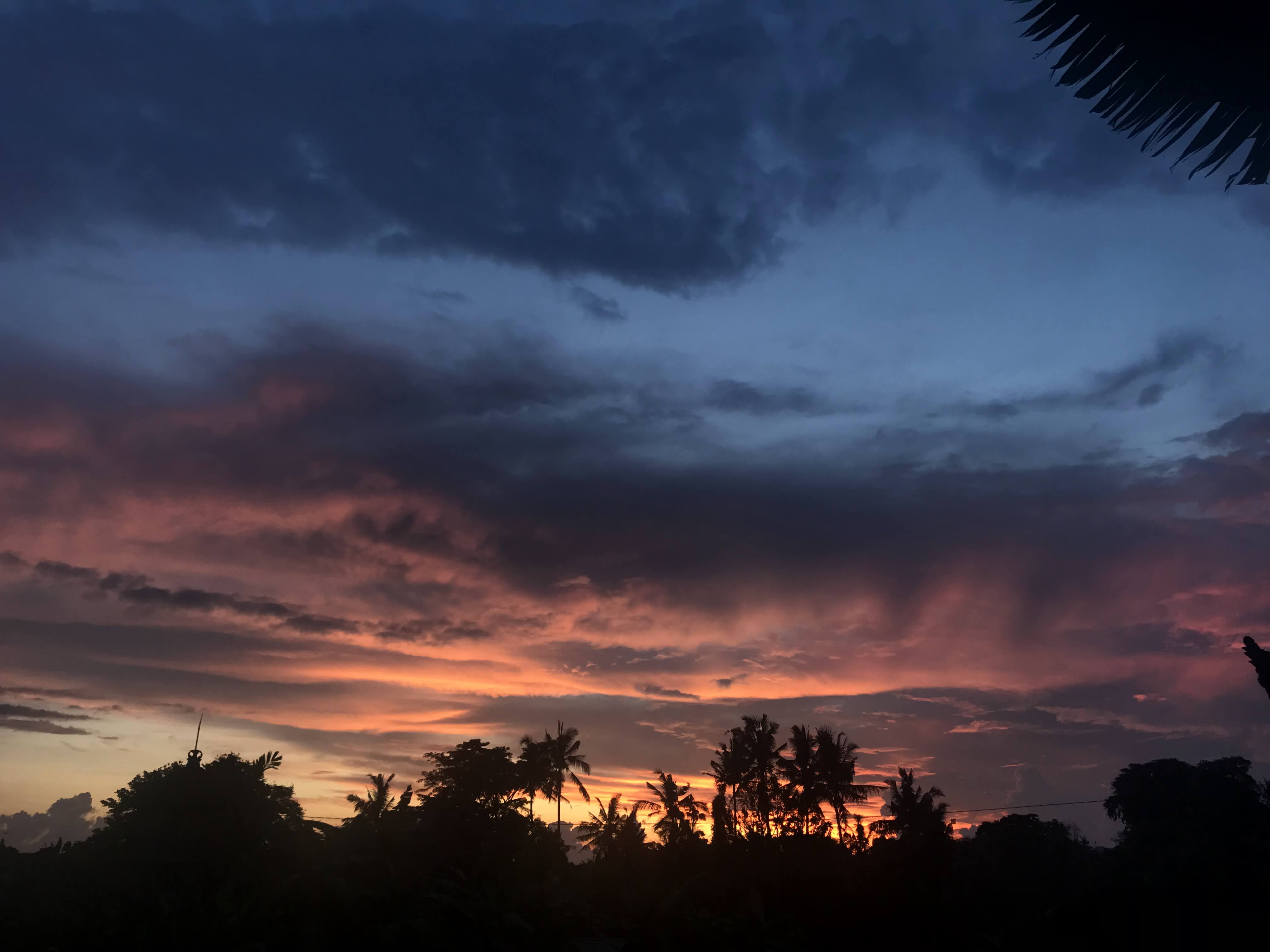 Sunset over Bali